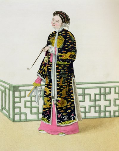 A Lady of Distinction in her Habit of Ceremony, plate 60 from 