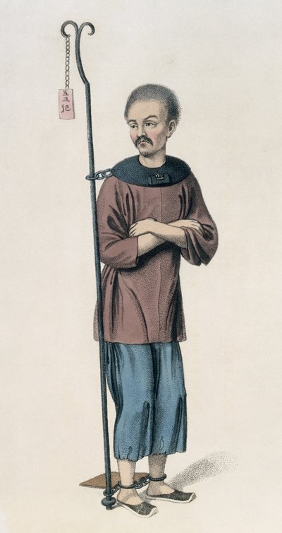 A Malefactor Chained to an Iron Bar, plate 12 from 