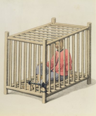 A Malefactor in a Cage, Plate 15 from 