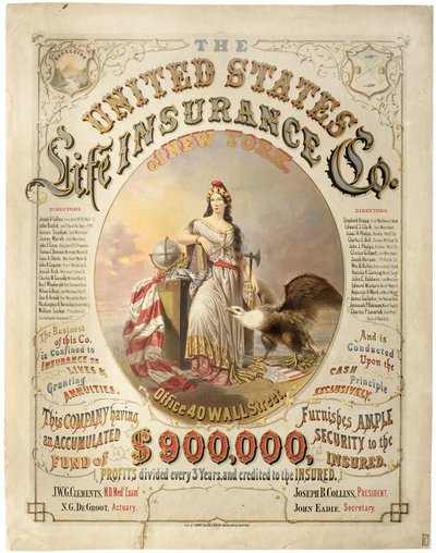 United States Life Insurance Co. of New York by Major and Knapp Sarony