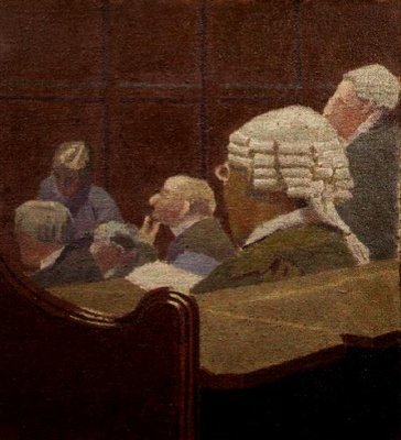 Court Scene by Malcolm Drummond