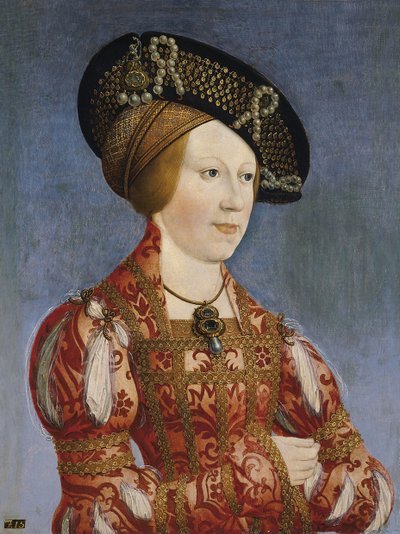 Anna of Bohemia and Hungary, 1519 by Maler zu Schwaz