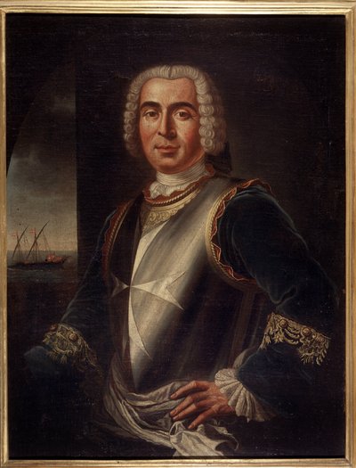 Portrait of the Knight Pierre Andre de Suffren of Saint Tropez, Bailiff of Suffren (1729-1788) by Maltese School