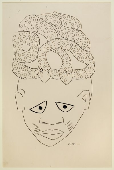 Study of a Mask by Malvin Gray Johnson