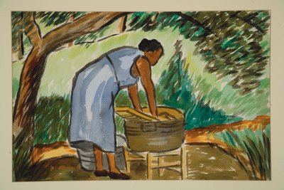 Woman Washing, c. 1934 by Malvin Gray Johnson