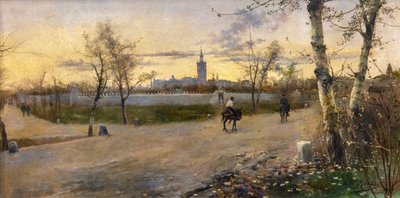 View of Seville by Manuel Garcia y Rodriguez