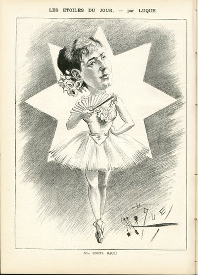Illustration in La Caricature (1880) by Manuel Luque