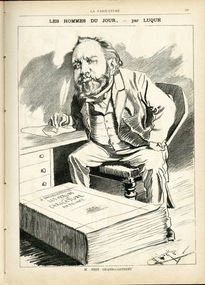 Illustration in La Caricature (1880) by Manuel Luque