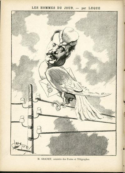 Illustration in La Caricature (1880) by Manuel Luque