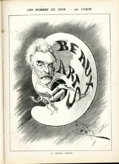 Illustration in La Caricature (1880) by Manuel Luque