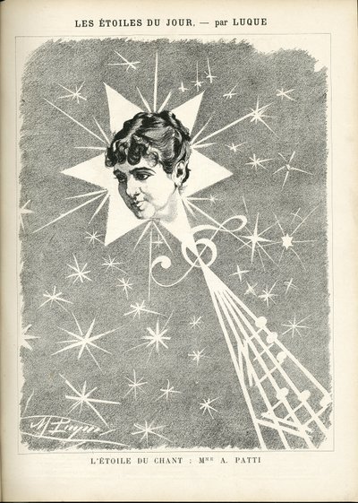 Illustration in La Caricature (1880) by Manuel Luque
