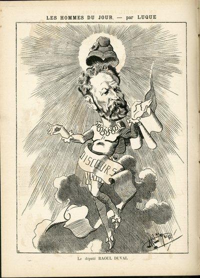 Illustration by Manuel Luque (1854-1919) in La Caricature (1880) by Manuel Luque