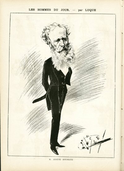 Illustration of Manuel Luque (1854-1919) in La Caricature (1880) by Manuel Luque