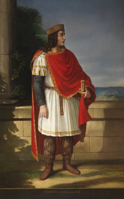 Portrait of Visigothic King Suintila by Manuel Miranda