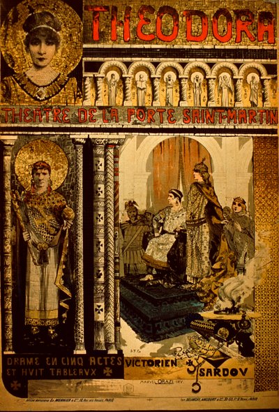 Theatre De La Porte Saint Martin Poster by Manuel Orazi