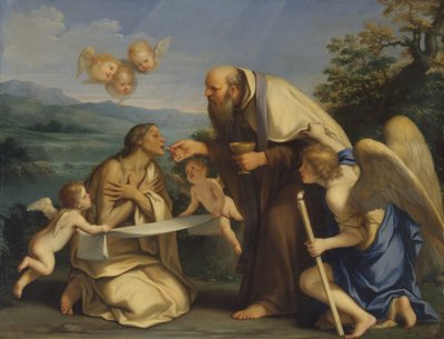 The Last Communion of Saint Mary of Egypt by Marc Antonio Franceschini