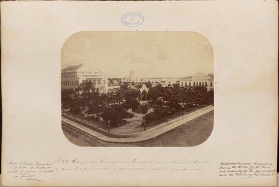 Campo das Princesas in Pernambuco Showing the Theatre, Provincial Assembly, Gymnasium, and Presidential Palace by Marc Ferrez