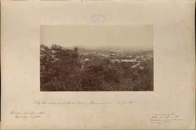Panorama from Villa do Cabo, Pernambuco - Part 1 by Marc Ferrez