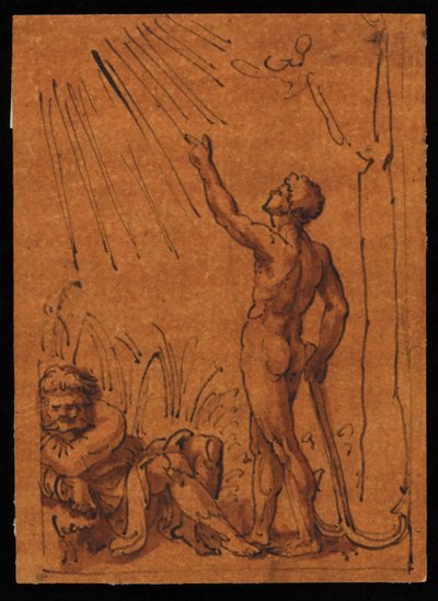 Allegory of the sun and the earth by Marcantonio Raimondi