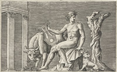Apollo Guarding the Flock of Admetus by Marcantonio Raimondi