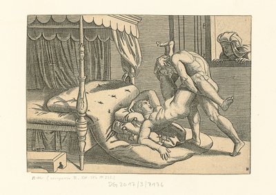 I Modi. Position 9 by Marcantonio, Raimondi