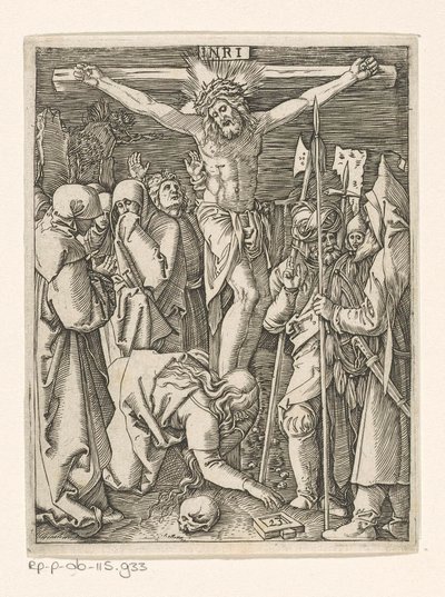 Crucifixion (Passion of Christ) by Marcantonio Raimondi
