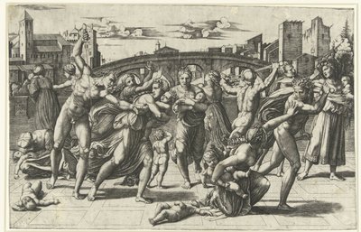 Massacre of the Innocents by Marcantonio Raimondi