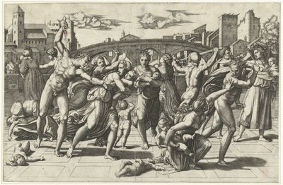 Massacre of the Innocents, c.1515 by Marcantonio Raimondi