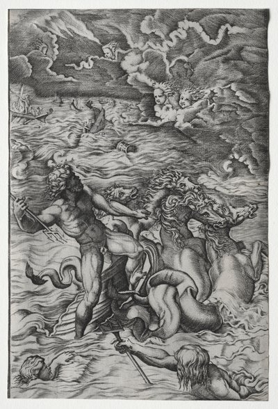 Neptune Calming the Tempest That Aeolus Raised Against Aeneas