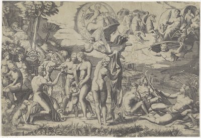 The Judgment of Paris by Marcantonio Raimondi