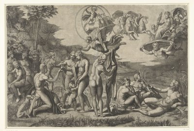 Judgment of Paris by Marcantonio Raimondi