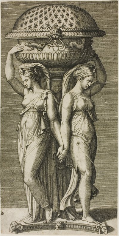 The Incense Burner by Marcantonio Raimondi