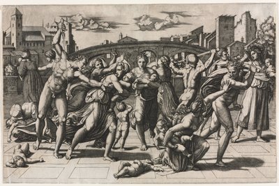 The Massacre of the Innocents by Marcantonio Raimondi