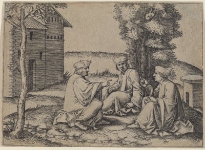 The Three Doctors by Marcantonio Raimondi