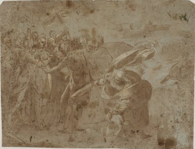 The Arrest of Christ with St Peter Cutting off Malchus’s Ear by Marcantonio del Forno