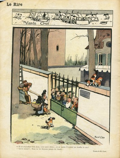 Illustration of Marcel Capy (1865-1941) in Le Lire by Marcel Amable O.L. Capy