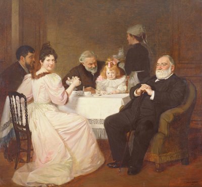 Family Reunion at the Home of Madame Adolphe Brisson, 1893 by Marcel Andre Baschet