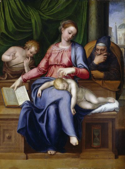 Virgin and Child with John the Baptist as a Boy by Marcello Venusti
