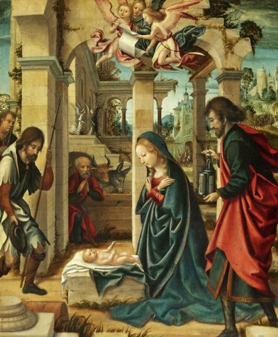 Adoration of the Shepherds by Marcellus (attr. to) Coffermans