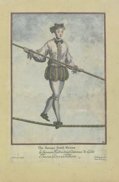 The Famous Dutch Woman by Marcellus or Marcel (after) Lauron