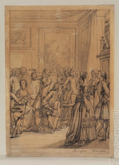 Concert at Montagu House by Marcellus the Elder Laroon