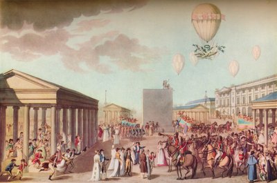 Fete Du Sacre Et Couronnement De Leurs Majestes Imperiales by Marchand