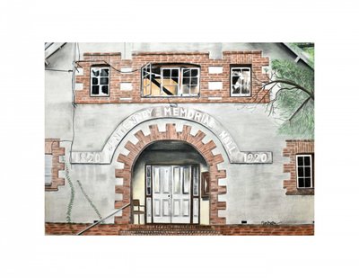 Weathered Memorial Hall by Marchelle de Kock