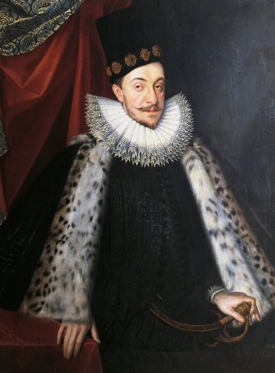 Portrait of Sigismund III Vasa, King of Sweden and Poland, by Martin Kober by Marcin Kober
