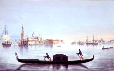 Venetian Gondola (litho) by Marco (after) Moro