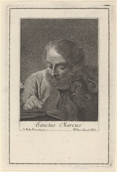 Saint Mark by Marco Alvise Pitteri after Giovanni Battista Piazzetta