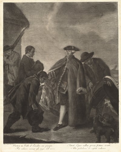 Arrival of the Master by Marco Alvise Pitteri after Pietro Longhi