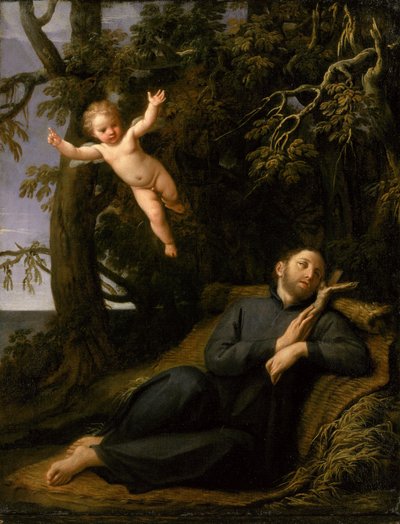 St. Francis de Sales (1567-1622) in the Desert, c.1700-10 by Marcantonio Franceschini