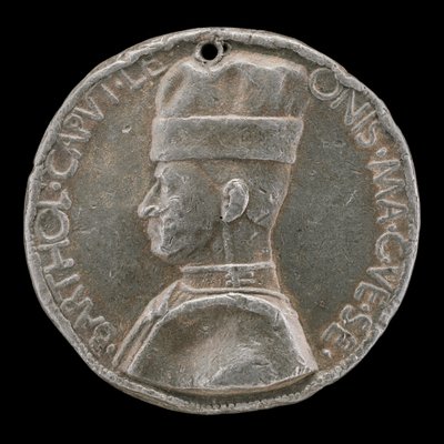 Bartolommeo Colleone of Bergamo, 1400-1475, Condottiere, 1454 or after by Marco Guidizani
