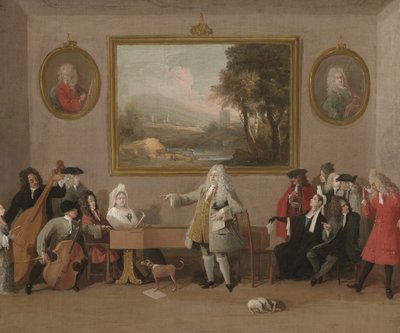 An Opera Rehearsal, before 1771 by Marco Ricci